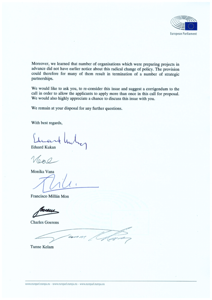 Letter to Commissioner Mimica May 4-2