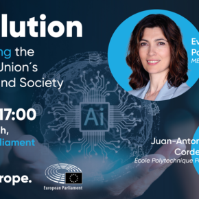 Eva Poptcheva (CS) reúne a expertos europeos en "AIvolution: transformando la economía y la sociedad de la Unión Europea", un debate sobre la digitalización y sus implicaciones